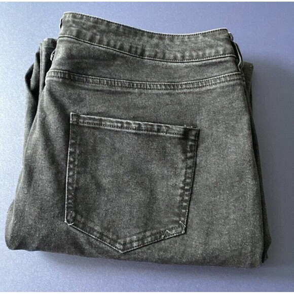 Fashion SuperNova Jean Womens 20 Side‎ Split Black Y2K Denim Straight Leg - Picture 13 of 13